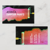 Visitekaartje voor de schilder van de schilder van (Voorkant / Achterkant)