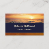 Visitekaartje voor de sunset Event Planner Honeymo (Voorkant)