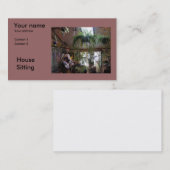 Visitekaartje voor de vergaderperiode (Voorkant / Achterkant)