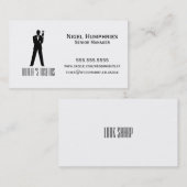 Visitekaartje voor de verkoop van een Gentleman Re (Voorkant / Achterkant)