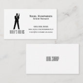 Visitekaartje voor de verkoop van een Gentleman Re (Voorkant / Achterkant)