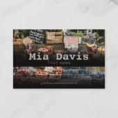 Visitekaartje voor de verkoop van landbouwfruit (Achterkant)