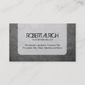 Visitekaartje VOOR DE VERSTORING (Achterkant)