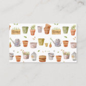 Visitekaartje voor de Waterverf van glanzend geree (Achterkant)