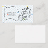 Visitekaartje voor de zeeman en de kleermaker (Voorkant / Achterkant)