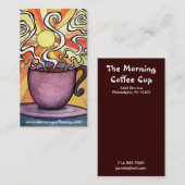 Visitekaartje voor de zwanenzonbeker (Voorkant / Achterkant)