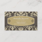 Visitekaartje voor demper-binneninrichting (Achterkant)