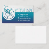 visitekaartje voor dierenarts (Voorkant / Achterkant)