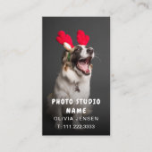  visitekaartje voor dierenfotografie (Voorkant)