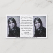 Visitekaartje voor digitale fotoreparatie (Achterkant)