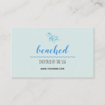 Visitekaartje voor diktebeach turtle Logo