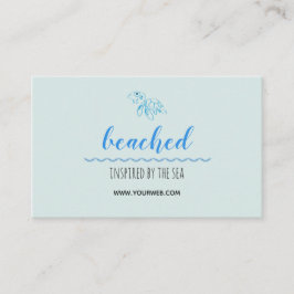 Visitekaartje voor diktebeach turtle Logo