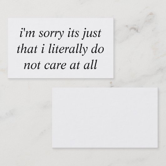 visitekaartje voor donatie (Voorkant / Achterkant)