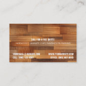 Visitekaartje voor drijvende installateur (Achterkant)