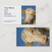 Visitekaartje voor dubbelzijdige landbouw (Voorkant / Achterkant)