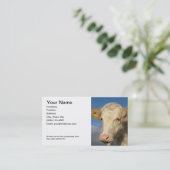 Visitekaartje voor dubbelzijdige landbouw (Staand voorkant)