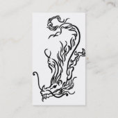 Visitekaartje voor duikdraak (Achterkant)