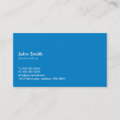 Visitekaartje voor een blauwe gesprekspartner (Achterkant)