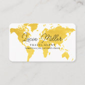 Visitekaartje voor een reisagent (Voorkant)