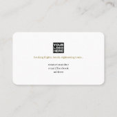 Visitekaartje voor een reisagent (Achterkant)