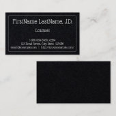 Visitekaartje voor een schoon en minimaal raadpleg (Voorkant / Achterkant)