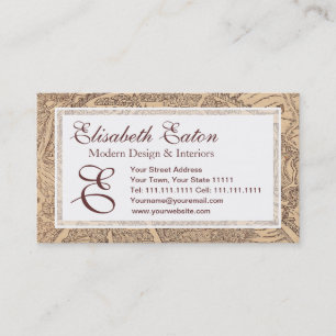 visitekaartje voor een Spaanse leraar, professor