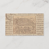 visitekaartje voor een Spaanse leraar, professor (Achterkant)