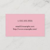 Visitekaartje voor eenvoudige en eenvoudige fitnes (Achterkant)