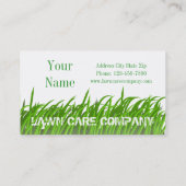 Visitekaartje voor eigen verzorging (Achterkant)