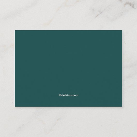 Visitekaartje voor eigen verzorging (Achterkant)