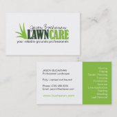 Visitekaartje voor eigen verzorging en onderhoud (Voorkant / Achterkant)