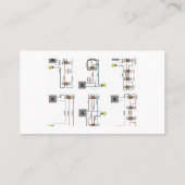 Visitekaartje voor elektriciens (Achterkant)