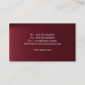 visitekaartje voor elektriciteit in huislicht (Achterkant)