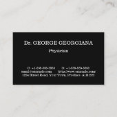 Visitekaartje voor elementaire medische specialist (Voorkant)
