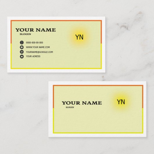 Visitekaartje. voor elk doel. visitekaartje (Voorkant / Achterkant)