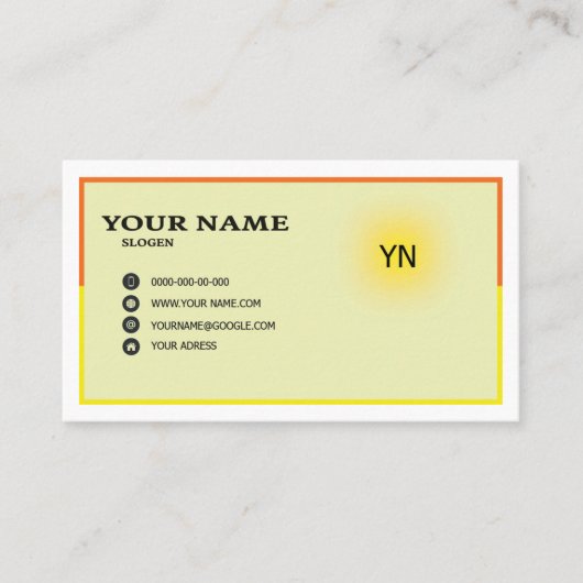 Visitekaartje. voor elk doel. visitekaartje (Voorkant)