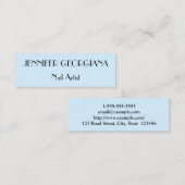 Visitekaartje voor en assy Nail Artist (Voorkant / Achterkant)