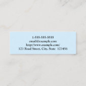 Visitekaartje voor en assy Nail Artist (Achterkant)