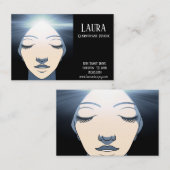 Visitekaartje voor energie van Clairvoyant Psychic (Voorkant / Achterkant)