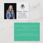 Visitekaartje voor Estate Agent (Voorkant / Achterkant)