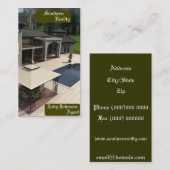 Visitekaartje voor Estate Agent (Voorkant / Achterkant)