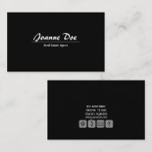 Visitekaartje voor Estate Agent (Voorkant / Achterkant)