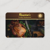 visitekaartje voor familierestaurants (Voorkant)