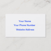 Visitekaartje voor feestdagen (Achterkant)