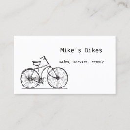 Visitekaartje voor fietsen