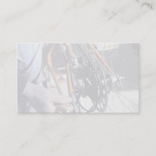 visitekaartje voor fietsherstel (Voorkant)