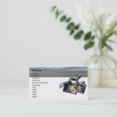 Visitekaartje voor film en foto's (Staand voorkant)