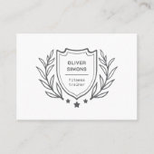 Visitekaartje voor fitnesstrainer (Voorkant)