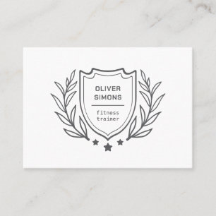 Visitekaartje voor fitnesstrainer