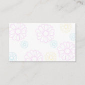  Visitekaartje voor Floral fotografie (Achterkant)